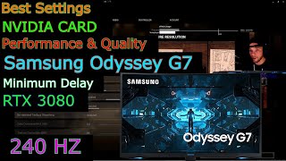 Warzone  Best graphic settings for performance  Nvidia gpu  Samsung Odyssey G7  240 fps [upl. by Eldnik]