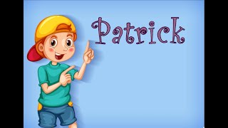 How to Pronounce Patrick [upl. by Errot]