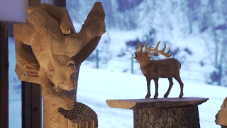 Rencontre avec un moniteur et sculpteur au cœur des Alpes  Météo à la carte [upl. by Anisah]