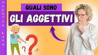 Quali sono gli Aggettivi  qualificativi e indicativideterminativi [upl. by Christabelle]