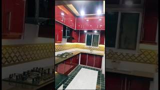 Kitchen Cabinet Design in red colouracrylic kitchen design modren kitchen new design [upl. by Neenwahs]