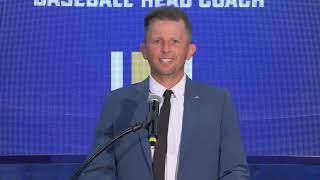 Jordon Banfield Introductory Press Conference  CSUB Baseball [upl. by Afatsom714]