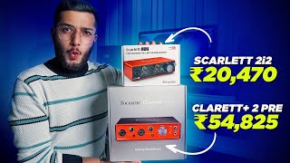 Focusrite Scarlett 2i2 vs Clarett 2Pre worth the upgrade [upl. by Ayekan787]