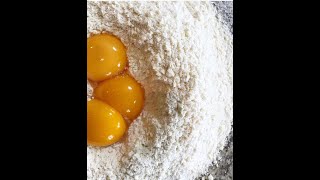 Perfect Egg Pasta Dough amp Kneading Aerial View StepbyStep Tutorial [upl. by Nickelsen]