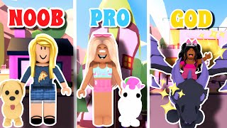 ROBLOX NOOB vs PRO vs GOD In ADOPT ME [upl. by Ursulina]