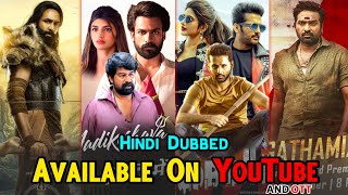 Top 10 New South Indian Hindi Dubbed Blockbuster Movies On YouTube And OTT  Vettaiyan  Aadikeshva [upl. by Aderf]