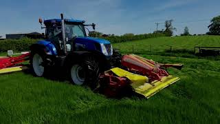 1st Cut Silage In Cumbria 2023 [upl. by Pellegrini]