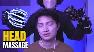 ASMR HEAD MASSAGE By My Editor  999 Making Relax [upl. by Otsirc449]