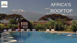 Mount Kilimanjaro view from Kilima camp Amboseli  Kenya Award Safaris [upl. by Heilner876]