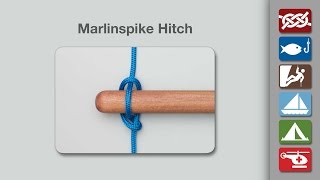 Marlinspike Hitch  How to Tie the Marlinspike Hitch [upl. by Assenav]