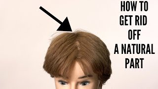 How to Get Rid of a Natural Hair Parting  TheSalonGuy [upl. by Oicram618]