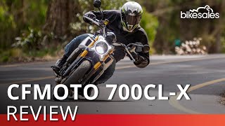 2022 CFMOTO 700CLX Heritage Review  bikesales [upl. by Alyks]