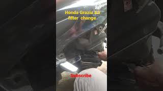 Honda Grazia Air Filter replace for better milage shortvideo macanic trending [upl. by Sundberg]