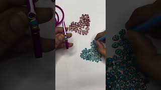 New degain silk thread bangles making vedio creative shortsvideo howtomakesilkthreadbanglesathome [upl. by Aserehs]