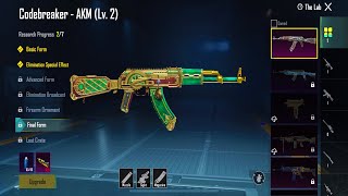 Codebreaker Akm Upgradable Skin Premium Crate Opening 🔥 [upl. by Ecirtnas]