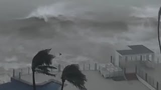 Currently at Cancun Cozumel Mexico live cam hurricane helene [upl. by Leanora]