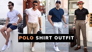 NEW Polo Shirt Outfit For Men 2021  How To Style Polo Shirts Men  Polo Shirt  Polo Outfit Men [upl. by Unders]