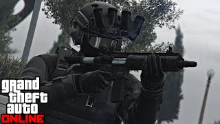 GTA V ONLINE  TRAJE DE GUERRA INSANO  MILITAR DEFESA PRETOTHE CASINO DIAMOND PS4XBOXONEPC152 [upl. by Adley]