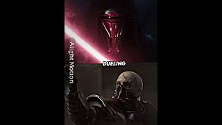 Darth Revan SOR VS Darth Malgus LOTS  starwars shorts [upl. by Lietman]