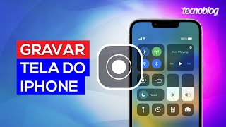 Como gravar a tela do iPhone 📹 [upl. by Admama167]