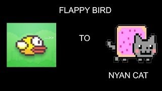 NYAN CAT FOR FLAPPY BIRD [upl. by Miharbi453]