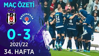 Beşiktaş 03 Kasımpaşa MAÇ ÖZETİ  34 Hafta  202122 [upl. by Wilkins]