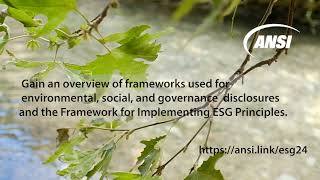 Overview of Framework for ESG [upl. by Derdlim143]