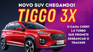 TIGGO 3X  NOVO SUV CHEGANDO NO BRASIL [upl. by Yessak316]