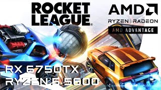 Rocket League  Ryzen 5 5600  RX 6750XT  Minimum and Maximum settings in 1080p [upl. by Yeslek]