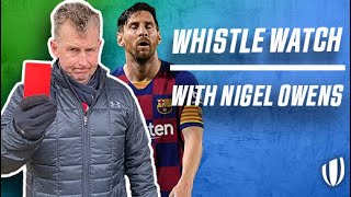 Nigel Owens to referee football HILARIOUS QampA  Whistle Watch [upl. by Lever]