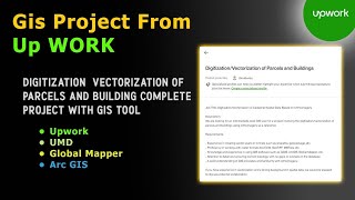 A GIS Project From UpWorkDigitizationVectorization of Parcel amp Buildings l Street Map l Hindi Urdu [upl. by Clifton7]