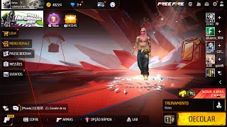 🔥JOGANDO FREE FIRE AO VIVO🔥 V2 FREESTYLE AMANHÃ freefire gamer livefreefire texturaff [upl. by Montgomery]