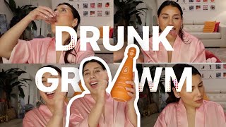 DRUNK GRWM 🥂  ADDRESSING QUESTIONS IM TOO AFRAID TO ANSWER [upl. by Amhser918]