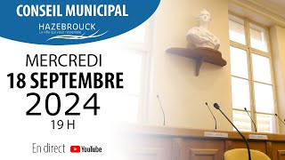 Conseil municipal du 18092024 [upl. by Landry]