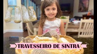 DOCE PORTUGUÊS FANTÁSTICO  TRAVESSEIRO DE SINTRA  Receitas  Comidinhas da mamãe Rea portugal [upl. by Nnoved]