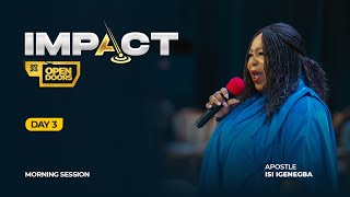 IMPACT 2023 DAY 3 – MORNING SESSION  APOSTLE ISI IGENEGBA [upl. by Meekahs63]