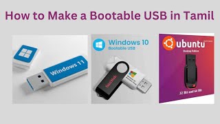 Bootable USB  Bootable USB in Tamil  How to Create Bootable USB Drive in Tamil [upl. by Dyl]