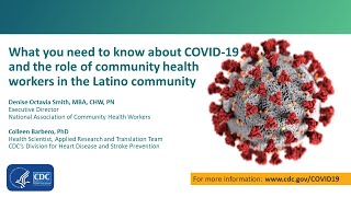 COVID19 and the Role of Community Health Workers [upl. by Ttehr]