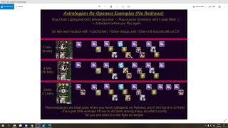 Astrologian ReopenerBurst Window Guide  FFXIV Endwalker  How to Maximize DPS [upl. by Minnnie]