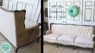 How To Upholster a Couch [upl. by Lobiv]