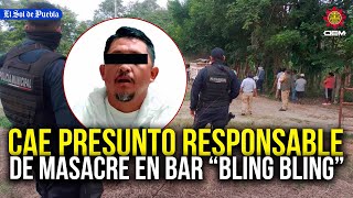 Cae en Puebla presunto responsable de masacre en bar de Cuautitlán Izcalli [upl. by Ahsekyw]