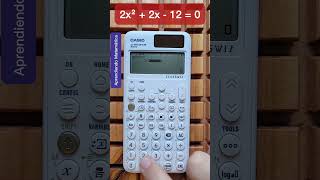 Cómo RESOLVER una ECUACIÓN CUADRÁTICA con la CALCULADORA CIENTÍFICA 🤔 CASIO fx991SP CW Iberia [upl. by Biggs]