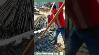 Best working day 2145 Recycling process of reinforced concrete pipe [upl. by Jordans515]