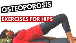 Osteoporosis Exercises for Hips at Home  2 Physiotherapy Safe Exercises [upl. by Eecyal]