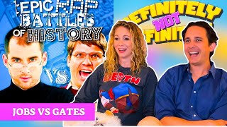 Epic Rap Battles of History Steve Jobs vs Bill Gates Reaction [upl. by Ilellan391]