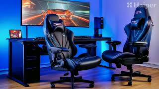 GTRACING Gaming Chair with Footrest [upl. by Nwonknu]