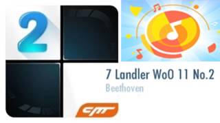 Piano Tiles 2  7 Landler Wo0 11 No2  Beethoven  HD Audio [upl. by Neo]