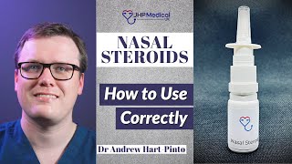 How to use Nasal Spray CORRECTLY  Nasal Steroids [upl. by Poliard]