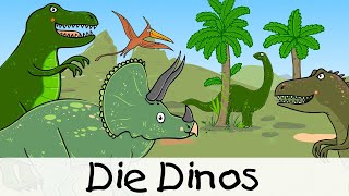 💡 Die Dinos  Kinderlieder zum Lernen [upl. by Aggy]