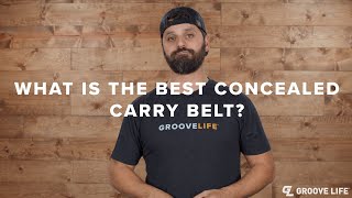 The Best Belt for Concealed Carry  The Groove Belt™  FAQs [upl. by Feola]